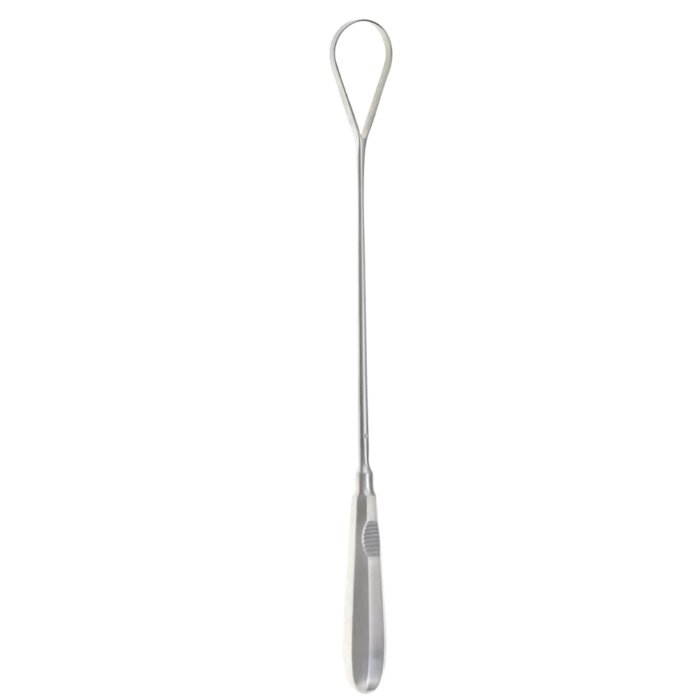 OB/GYN 13 3/4″ Recamier Placenta Curette Rigid Blunt 35mm - Surgical Mark