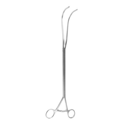 15-1/2″ VATS Semb Clamp – 10mm Shaft, 140mm Debakey 1×2 Jaws