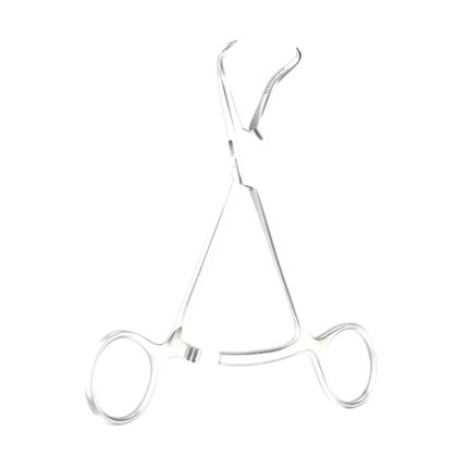 Neurosurgery Surgical 5 1/2" Bone Reduction Forceps Serrated Curved