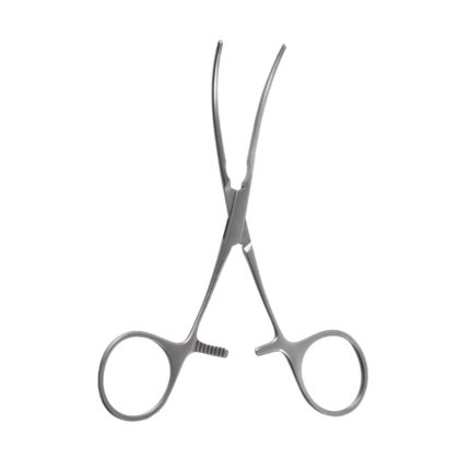 Cardiovascular Instrument – 5″ Debakey Ring Handle Bulldog Clamp – Straight Curved Jaw