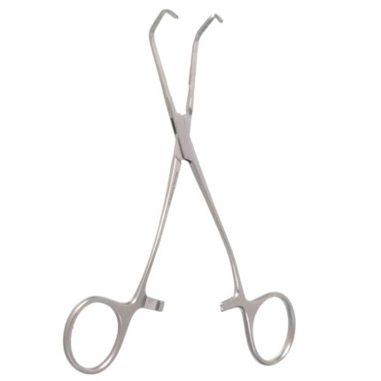 Cardiovascular Instrument – 6″ Castaneda Clamp – Curved Shank Large