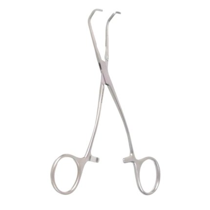 Cardiovascular Instrument – 6″ Castaneda Clamp – Curved Shank Medium