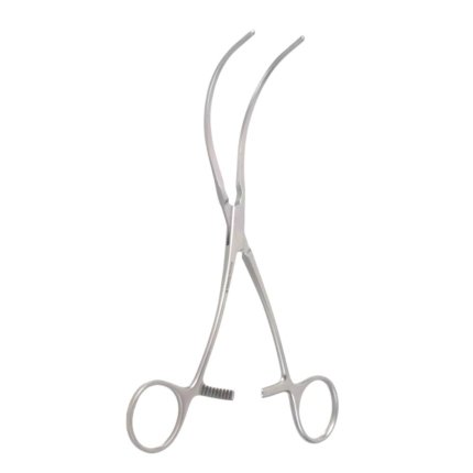 Aortic Exclusion Clamp – Cardiovascular 7 1/4″ S-Shaped Curved Jaws