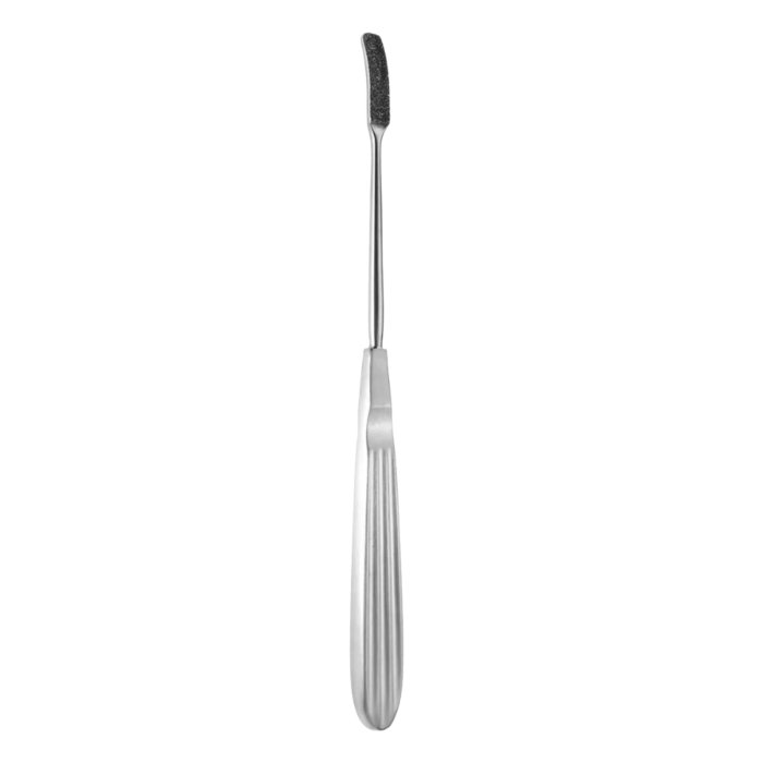 ENT 7 3/8″ Diamond Surface Rasp Flat Straight - Surgical Mark