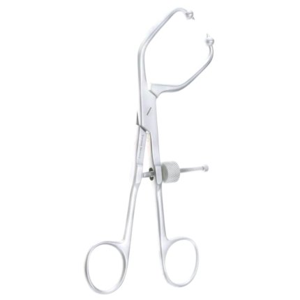 Neurosurgery Surgical 7⅜" Pelvic Reduction Forceps, Angled, Pointed