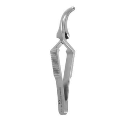 Cardiovascular Debakey Bulldog Clamp – 7.5cm Curved, 2.0cm Jaw