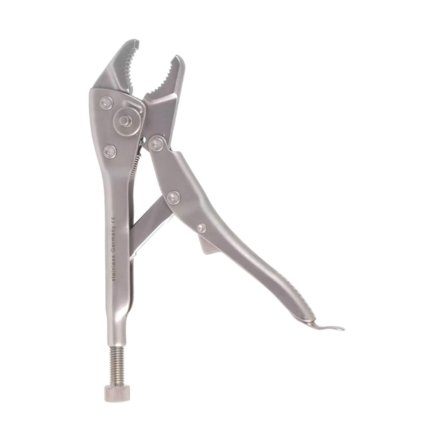 Dermatology & Holloware 7″ Small Locking Plier – Regular Jaw