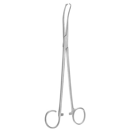 ENT 7″ White Tonsil Forceps Medium Curved
