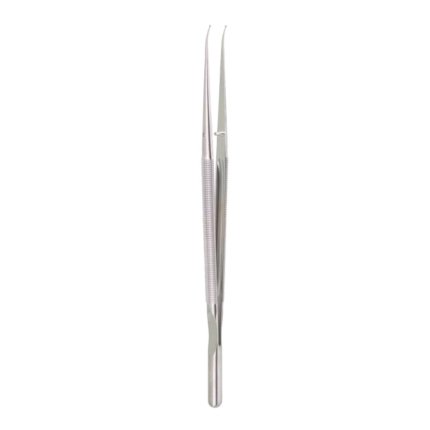 Neurosurgery Surgical 8¼” FineTouch Ring Tip Forceps – Curved