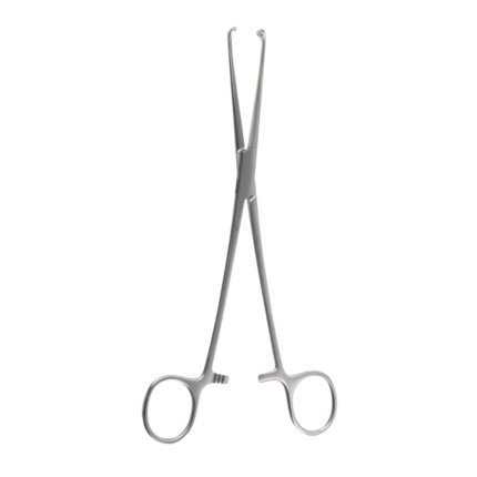 Neurosurgery Surgical 8" Allis Tissue Forceps, Standard Straight, 5×6 Teeth