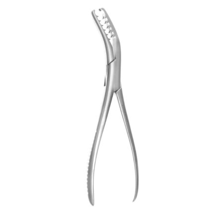 Neurosurgery Surgical 8" Semb Bone Holding Forceps, Side Curved