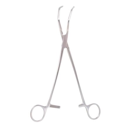 9 3/4″ DeBakey Tangential Occlusion Clamp – 4.8cm Long, 1.6cm Deep | Cardiovascular Surgical Instrument