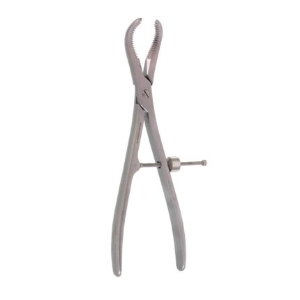 Neurosurgery Surgical 9" Bone Reduction Forceps, Curved