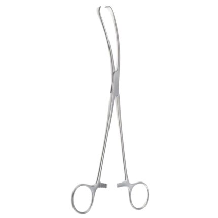 OB/GYN 9″ Teale Vulsellum Forceps Curved to Side