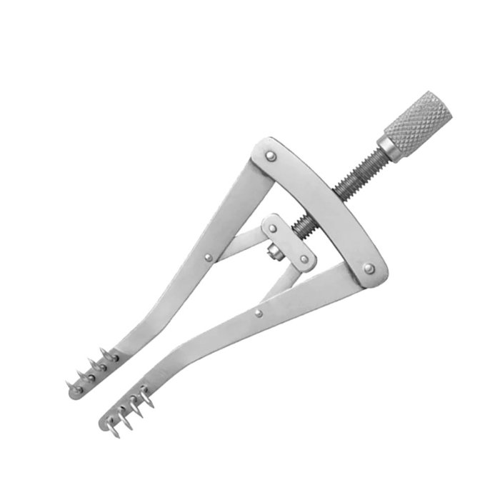 Plastic Surgery Alm Retractor 10 cm, 4x4 Teeth - Surgical Mark