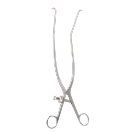 Neurosurgery Surgical B-Z Retractor – 3″ Deep, 5″ Spread, 45°