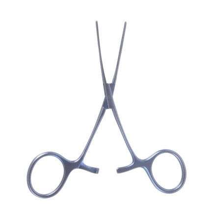 Baby Vascular Clamp – 3.5mm Straight Jaws Slight Angled Shanks – Cardiovascular