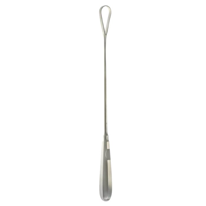 OB/GYN Bumm (Recamier) Placenta Curette Mall Blunt 24mm - Surgical Mark
