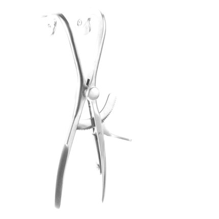 ENT Denhardt Mouth Gag with Silicone Inserts 5 1/8″