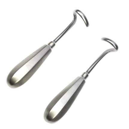 Doyen Rib Rasparator – Child, Curved Left & Right – Cardiovascular/Rib Surgical Instrument