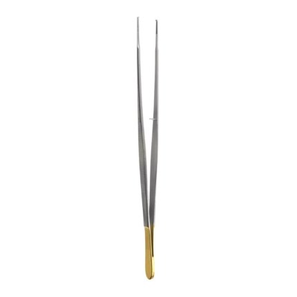 Neurosurgery Surgical Gerald GG Tissue Forceps (1mm Tips, 1×2 Teeth, 10”)