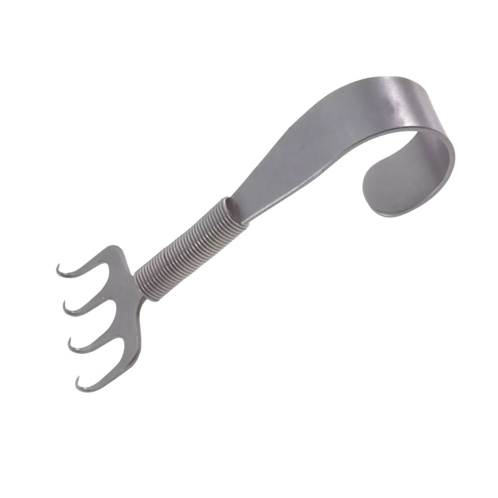 resized_processed_Gorney Rake Facelift Hook And Retractor Rhytidectomy 4 cm X 8.5 cm Inline 4 Prongs