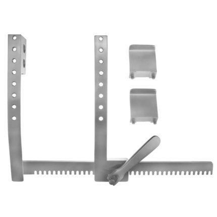 Dermatology & Holloware Harken Rib Spreader – Curved Detachable Blades