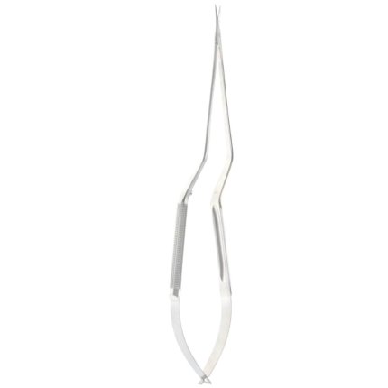 Neurosurgery Surgical Micro Scissors – Round Handle, 8.5cm Shaft, Straight Blades