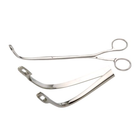 OB/GYN Randall Renal Calculus Forceps Curve B Quarter Curve
