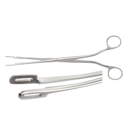 OB/GYN Randall Renal Calculus Forceps Slight Curve Gynaecology Intestinal Forceps