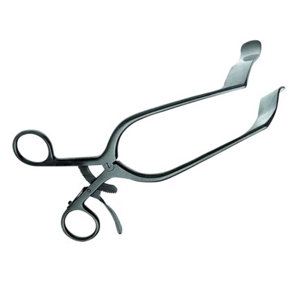 OB/GYN Rigby Vaginal Retractors Smooth Solid Blade Ring Handle