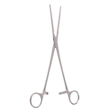 8 ¾″ Glover Coarctation Clamp – 5.5cm Straight Jaw