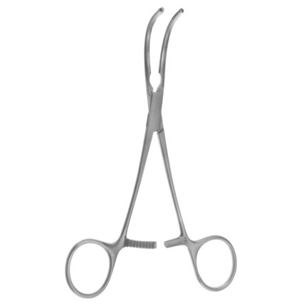 6″ DeBakey Peripheral Vascular Clamp – Curved Jaws