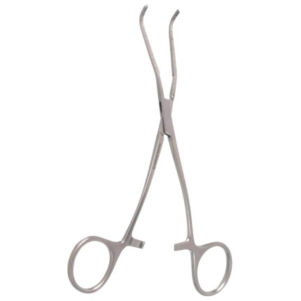 6″ Kartchner Carotid Clamp – Curved Shanks