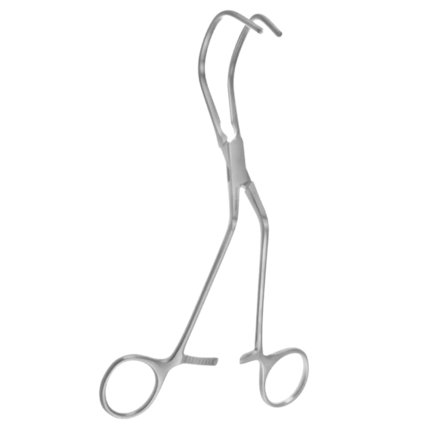 8″ Kay Aortic Anastomosis Clamp – 4.5 cm Wide, 1.9 cm Deep