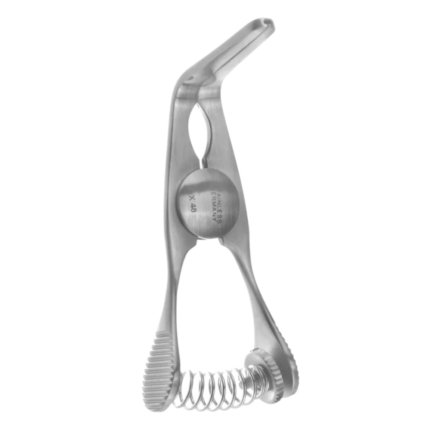 Cardiovascular Glover Bulldog Clamp – Angled 90° Cooley Jaw – 1 5/8″