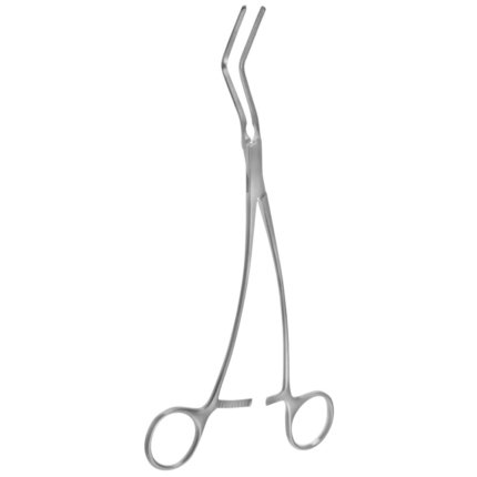 9 1/4″ Lee Bronchus Clamp – Double Angled Curved Shanks (Cardio Vascular)