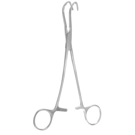 Cardiovascular Instrument – Derra Vena Cava Clamp – Long Serrated Large Jaw