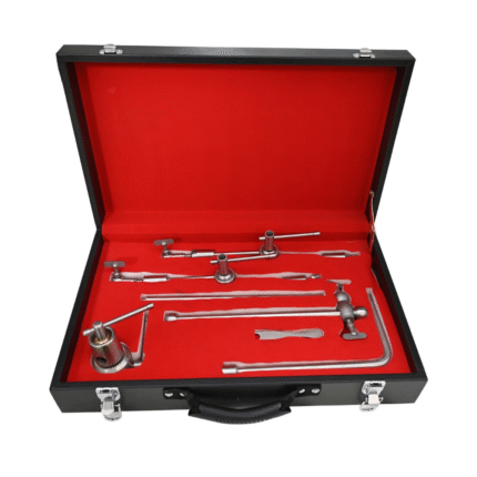 Basic Iron Intern – Hydra Double Arm HOLDER Surgical Instruments Set with Box