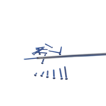 1.5mm Mini Maxillofacial Cross Head Screws (4-14mm) – Titanium Grade 5, 101 Pcs