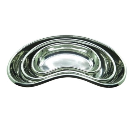 3 Pcs Kidney Tray Set (6”, 8”, 10”) – Stainless Steel Instrument Trays