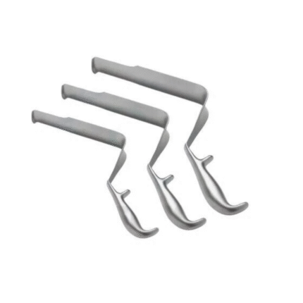 ST Mark Pelvis Retractor Deep Surgery – 3 PCS Set Orthopedic Surgical Instruments