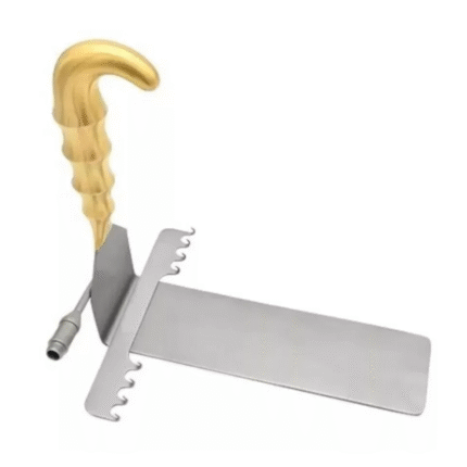 Saldanha Retractor – 8 Prongs with Fiber Optic & Suction Tube, 6cm x 20cm