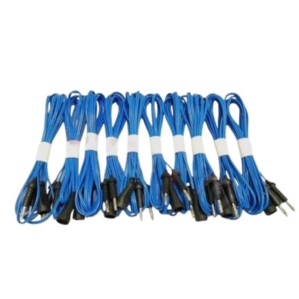 10× Set Disposable American Bipolar Forceps Cords – 3 Meters Length, Brand New
