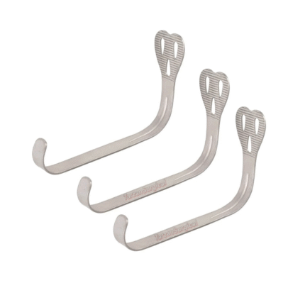 3-Piece Dental Weider Cheek & Tongue Retractor – Mouth Opener Surgical Instruments