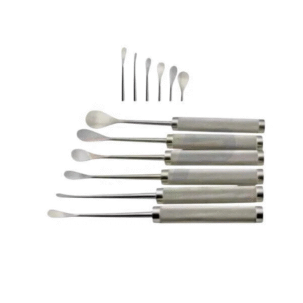 Basic Surgical Cobb Spinal Elevators – Curved – 6 PCS Orthopedic Instruments