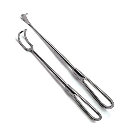 Green Thyroid & Cushing Vein Retractors – Premium 2-Piece Surgical Instrument Set