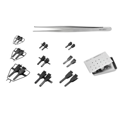 Acland Micro Vascular Clamps & Forceps – Plastic Surgery & Neurosurgery Set with Box