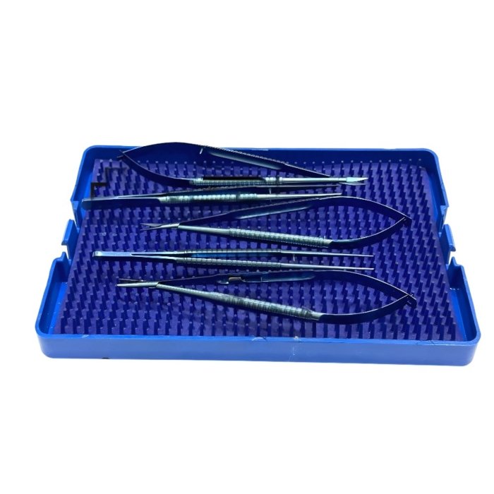 Scanlan Jacobson Titanium Micro Castroviejo Needle Holder Set – 5 Pcs ...