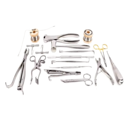 Basic Veterinary Orthopedic Surgical Instruments – High-Quality Instrument Set
